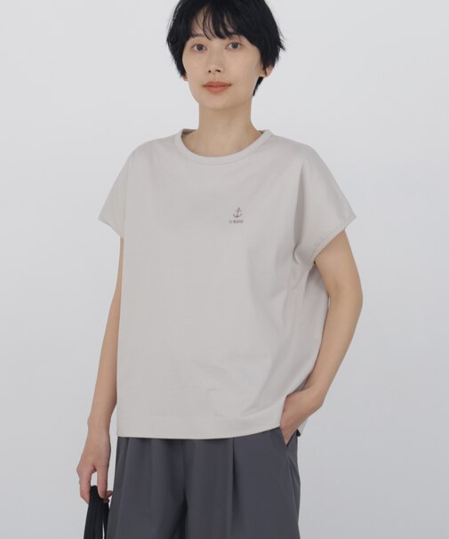 ◆刺繍ロゴTシャツ