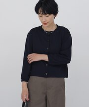 ◆《接触冷感 / 洗える》 フィンリーフライスカットソーカーディガン