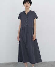 ◆《オーガニックコットン混 ／ 洗える》 はしごレースワンピース