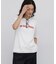 ◆フロッキープリントクルーネックＴシャツ