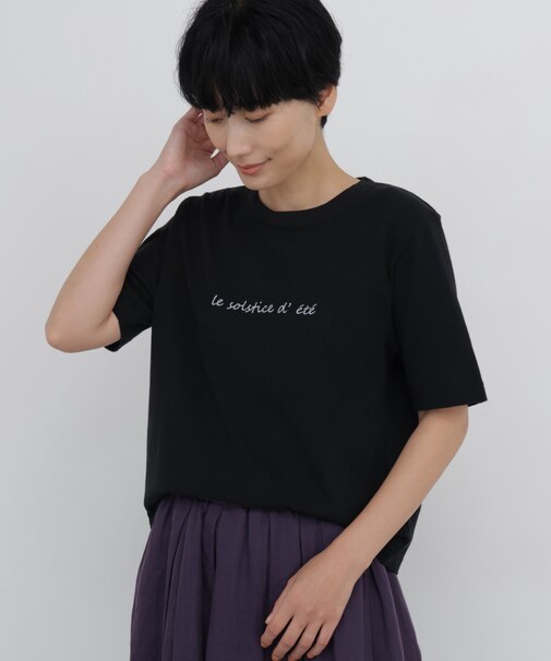《4色展開》メッセージロゴTシャツ