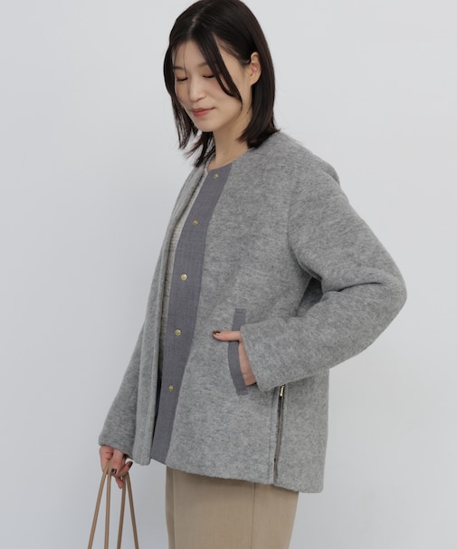 ストレッチエアリーガーデナーノカラージャケット