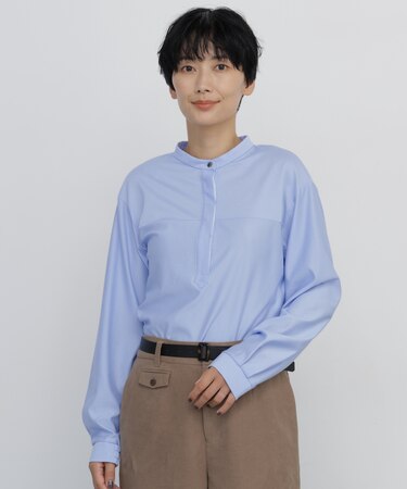 ◆ジャージーバンドカラープルオーバー