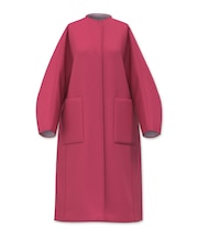 カシミヤ混 2TONE リバーロングコート