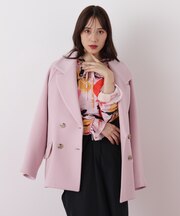◆ダブルブレストショートコート