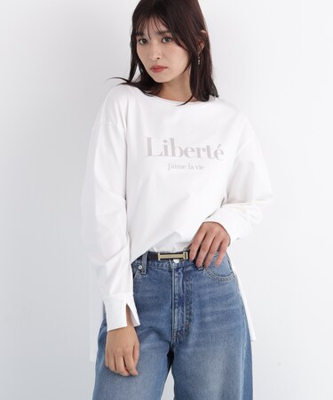 「Liberte」ロングTシャツ
