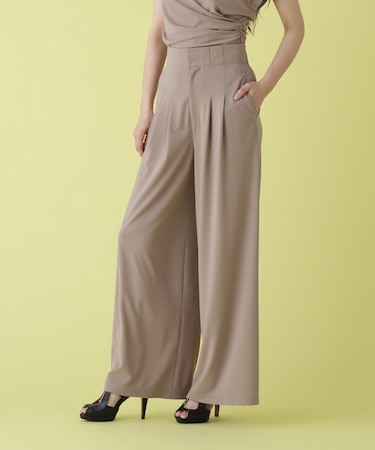 マットポンチフレアパンツ