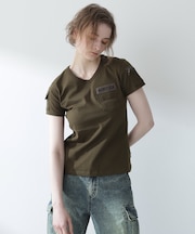ファティーグVネックティーシャツ/ FATIGUE V-NECK T-SHIRT