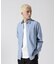 《DAILY／デイリー》BASIC CHAMBRAY LONG SLEEVE SHIRT ／ 長袖 ベーシック シャンブレー シャツ ／