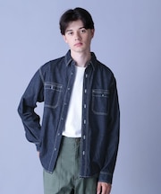 BASIC LIGHT DENIM L/S SHIRT / ベーシック ライト デニム 長袖 シャツ