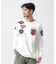 《WEB&DEPOT限定》TOP GUN PATCHED L／S T-SHIRT ／ トップガン パッチド 長袖 Tシャツ ／ AVIREX