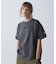 FADE WASH CUFFS OPEN EMBROIDERY T-SHIRT／フェイドウォッシュ カフスオープン刺繍Tシャツ