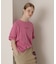 FADE WASH CUFFS OPEN EMBROIDERY T-SHIRT／フェイドウォッシュ カフスオープン刺繍Tシャツ