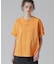 FADE WASH CUFFS OPEN EMBROIDERY T-SHIRT／フェイドウォッシュ カフスオープン刺繍Tシャツ