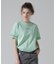 FADE WASH CUFFS OPEN EMBROIDERY T-SHIRT／フェイドウォッシュ カフスオープン刺繍Tシャツ