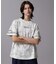 FADE WASH CUFFS OPEN EMBROIDERY T-SHIRT／フェイドウォッシュ カフスオープン刺繍Tシャツ