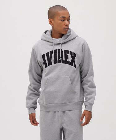 《DAILY/デイリー》PULLOVER SWEAT PARKA LOGO / プルオーバー スウェット パーカー ロゴ / AVIREX