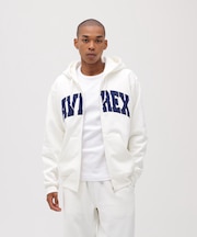 《DAILY／デイリー》ZIP UP SWEAT PARKA LOGO ／ ジップアップ スウェット パーカー ロゴ ／ AVIREX ／