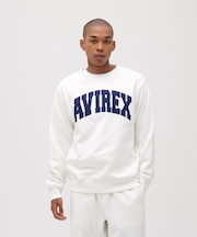 《DAILY/デイリー》CREW NECK L/S SWEAT LOGO / クルーネック ロングスリーブ スウェット / AVIREX /