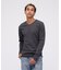 《DAILY》RIB L／S V-NECK T-SHIRT