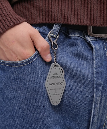 AVIREX KEY HOLDER METAL/ アヴィレックス キーホルダー メタル