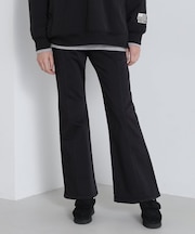 SATIN FLARE STRECH PANTS／サテンフレアストレッチパンツ