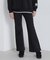 SATIN FLARE STRECH PANTS／サテンフレアストレッチパンツ