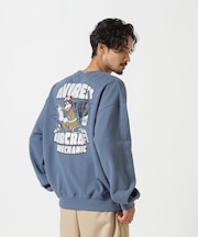 《WEB&DEPOT限定》FLIGHT MECHANIC CREW NECK SWEAT ／ フライト メカニック クルーネック スウェット