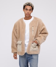 《WEB&DEPOT限定》BOA CARDIGAN ’24 / ボア カーディガン / AVIREX / アヴィレックス