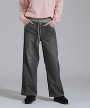 WAIST RIB DENIM PANTS/ウエストリブ デニムパンツ
