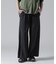 BOX PLEATS RELAX PANTS／ボックスプリーツ リラックスパンツ