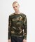 《DAILY／デイリー》 RIB LONG SLEEVE CREW NECK T-SHIRT ”CAMOUFLAGE”