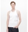 《DAILY／デイリー》RIB TANK TOP BACK CROSS／リブ タンクトップ バッククロス  デイリーウェア