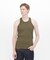 《DAILY／デイリー》RIB TANK TOP BACK CROSS／リブ タンクトップ バッククロス  デイリーウェア