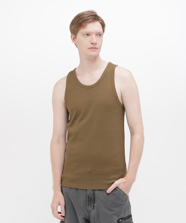 《DAILY／デイリー》RIB TANK TOP／リブ タンクトップ  デイリーウェア
