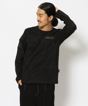 FATIGUE CREW NECK L/S T-SHIRT / ファティーグ クルーネック 長袖 Tシャツ