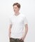 《DAILY／デイリー》RIB S／S V-NECK T-SHIRT／リブ 半袖 ブイネック Tシャツ  デイリーウェア