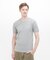 《DAILY／デイリー》RIB S／S V-NECK T-SHIRT／リブ 半袖 ブイネック Tシャツ  デイリーウェア