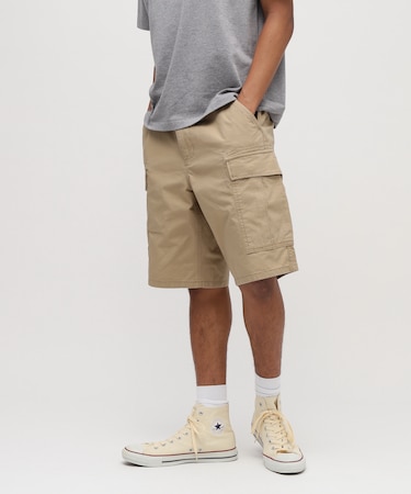 COTTON RIPSTOP CARGO SHORTS