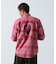 BLEACH WASHED NEP CHECK SHIRT ”YELLOW STONE”
