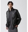 STAND LEATHER MA-1 MOD JACKET ／ スタンド レザー MA-1