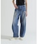 WAPPEN BARREL LEG DENIM PANTS