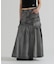 DENIM MERMAID CARGO SKIRT