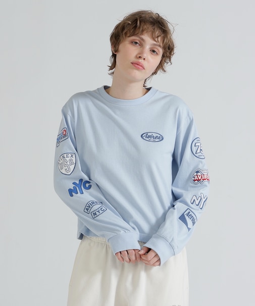 MOTOR ARM PATCH L/S T-SHIRT