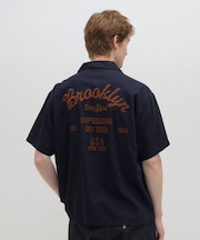 LINEN-COTTON S／S SHIRT ”Brooklyn”