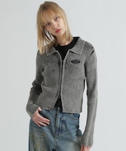 VINTAGE WASH WAPPEN KINT CARDIGAN