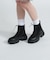 《直営店限定》LACE UP PLATFORM BOOTS／レースアッププラットフォームブーツ