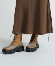 《直営店限定》LACE UP PLATFORM BOOTS／レースアッププラットフォームブーツ