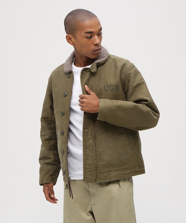 WASHED N-1 JACKET HERITAGE
