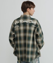 《WOMAN》OMBRE CHECK SHIRT